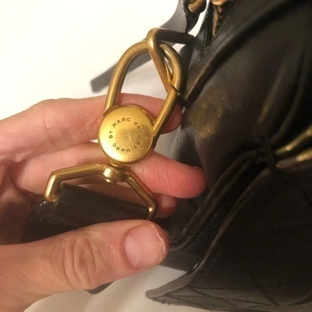 MARC by MARC JACOBS quilted leather satchel bag